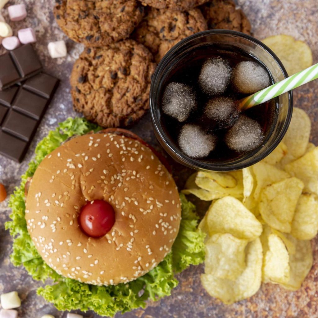Cravings for sugar and processed foods