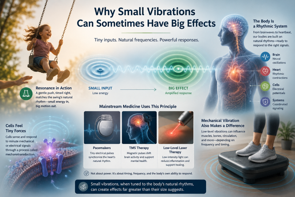 Why Small Vibrations Can Sometimes Have Big Effects