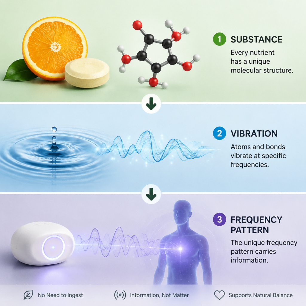 How Nutrients Become Frequency Patterns(1)