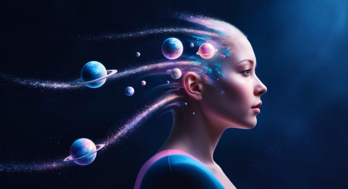 galaxy and human